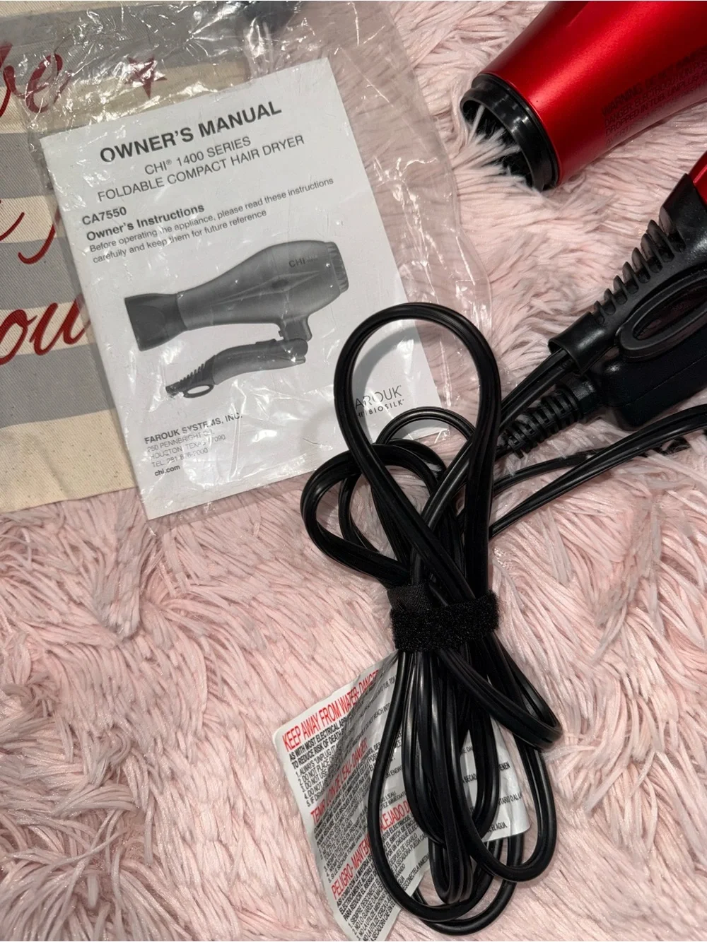 Chi 1400 Series Foldable Compact Hair Dryer